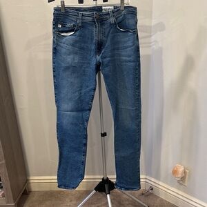 AG Slim Straight Everett Blue Jeans - Size 31x32